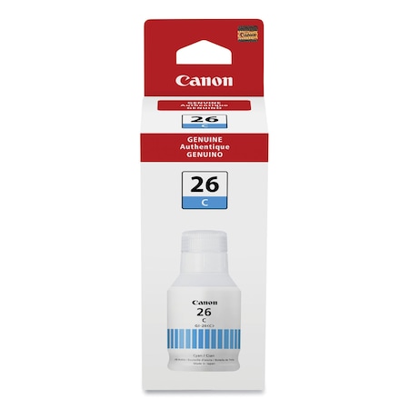 Canon 4421C001 (GI-26) Ink, 14,000 Page-Yield, Cyan 4421C001